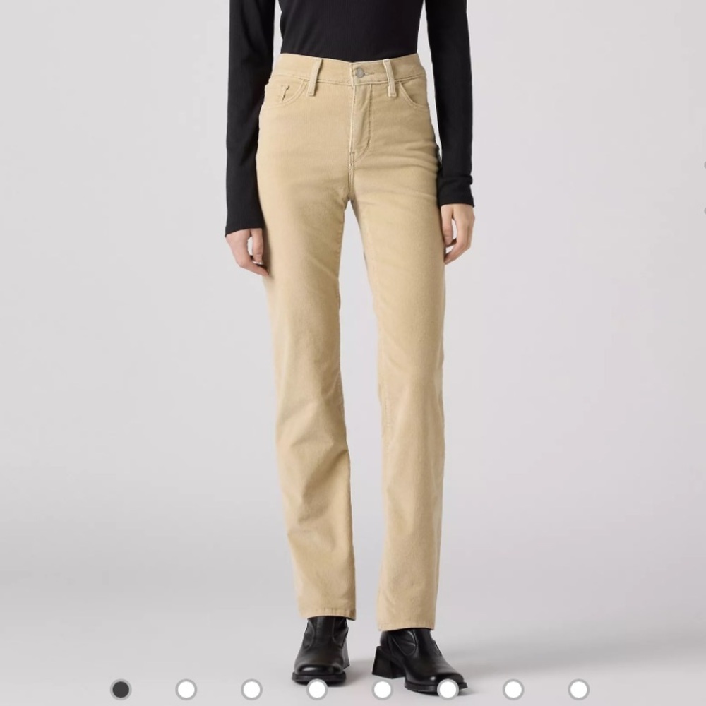 314™ SHAPING STRAIGHT CORDUROY PANTS NWT 29X30